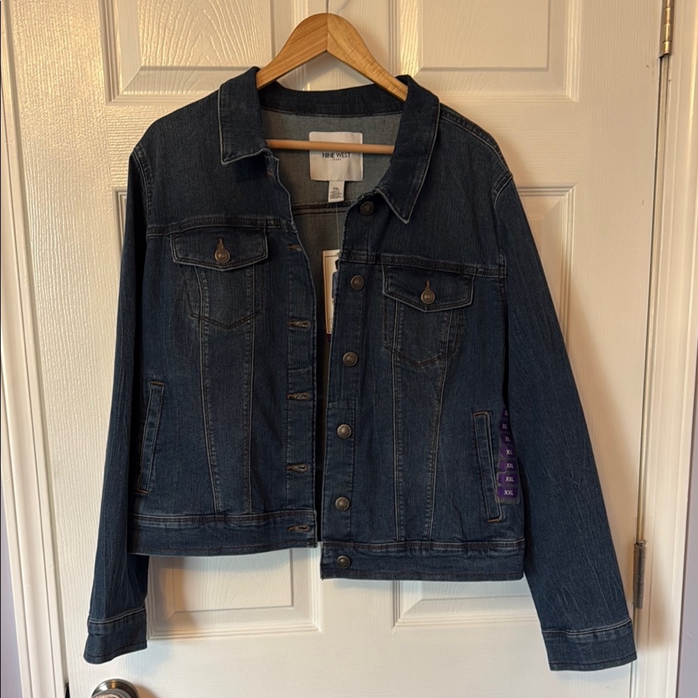 NWT Nine West Women's Denim Jacket